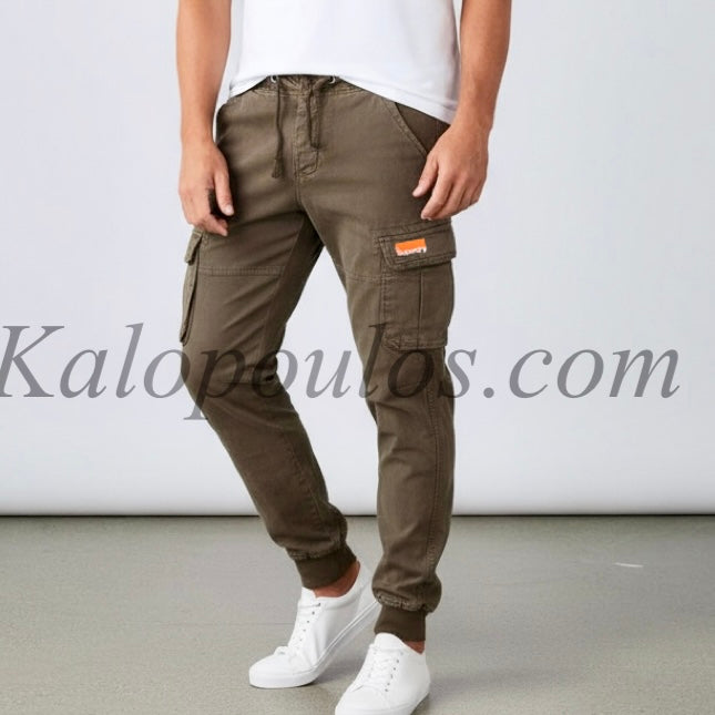 ΠΑΝΤΕΛΟΝΙ CARGO SUPERDRY ΚΑΦΕ ΣΚΟΥΡΟ