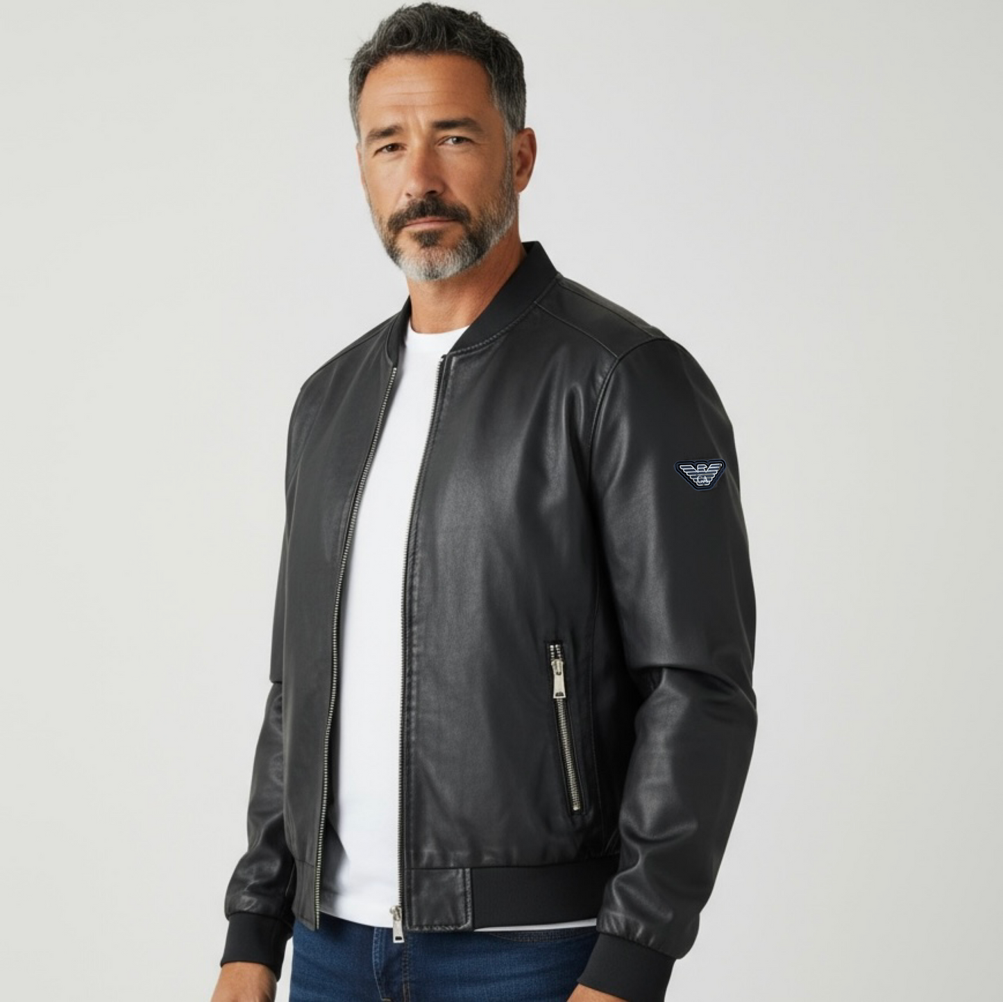 ΜΠΟΥΦΑΝ ARMANI ΑΠΟ ΤΕΧΝΟΔΕΡΜΑ ΜΑΥΡΟ(ΜΑΤ)