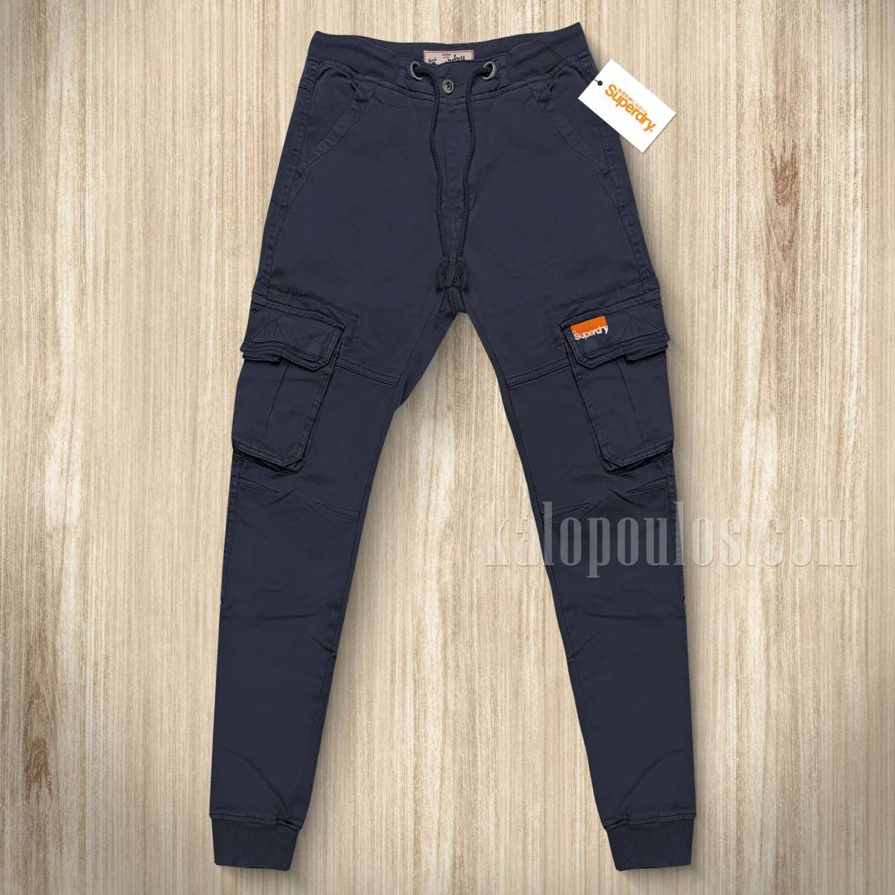 ΠΑΝΤΕΛΟΝΙ CARGO SUPERDRY ΜΠΛΕ ΣΚΟΥΡΟ