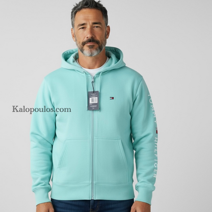 ΖΑΚΕΤΑ ΦΟΥΤΕΡ HOODIE TOMMY MINT