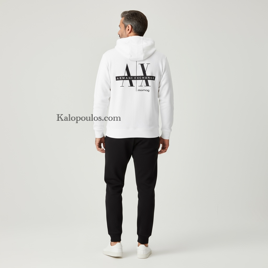 ΦΟΡΜΑ ΣΕΤ ARMANI EXCHANGE WHITE-BLACK