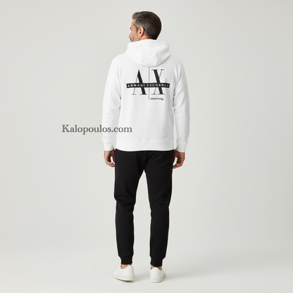 ΦΟΡΜΑ ΣΕΤ ARMANI EXCHANGE WHITE-BLACK