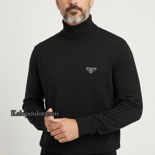 ΠΛΕΚΤΗ ΜΠΛΟΥΖΑ ΖΙΒΑΓΚΟ PRADA BLACK