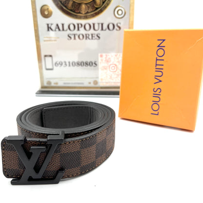 ΔΕΡΜΑΤΙΝΗ ΖΩΝΗ LV  BROWN BLACK DAMIER