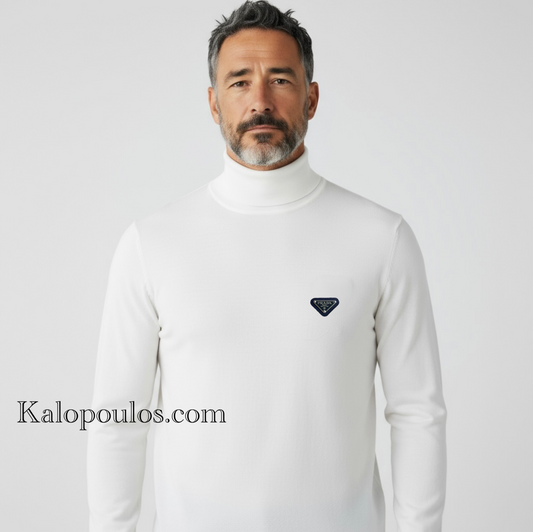 ΠΛΕΚΤΗ ΜΠΛΟΥΖΑ ΖΙΒΑΓΚΟ PRADA WHITE