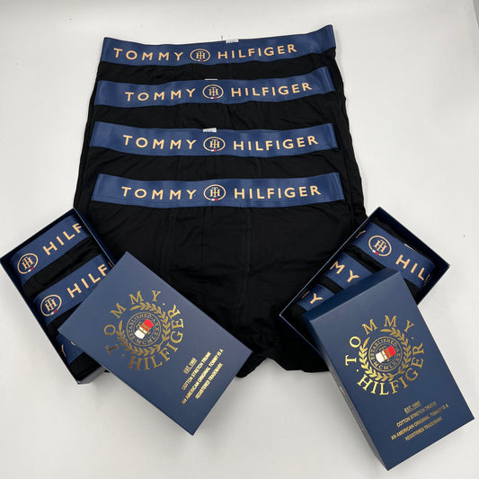 ΜΠΟΞΕΡΑΚΙΑ TOMMY HILFIGER ΠΑΚΕΤΟ 10 ΤΕΜΑΧΙΩΝ ΟΛΑ ΜΑΥΡΑ