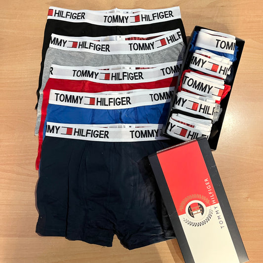 ΜΠΟΞΕΡΑΚΙΑ TOMMY HILFIGER ΠΑΚΕΤΟ 10 ΤΕΜΑΧΙΩΝ ΠΟΛΥΧΡΩΜΑ