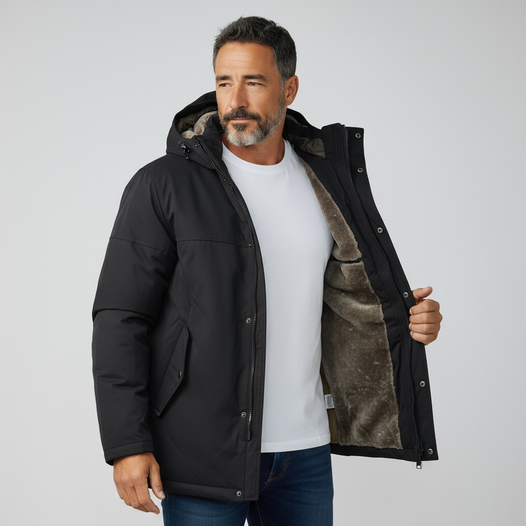 ΜΠΟΥΦΑΝ JACKET GANT ΜΑΥΡΟ ΜΕ ΕΠΕΝΔΥΣΗ ΓΟΥΝΑ
