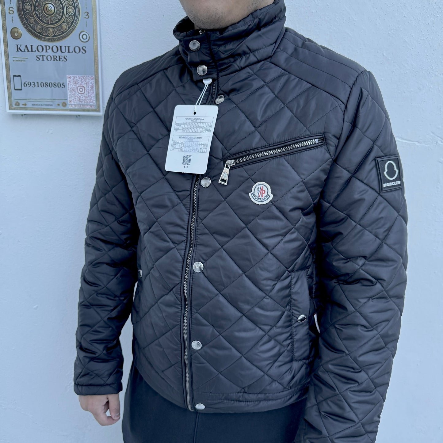 ΜΠΟΥΦΑΝ MONCLER ΜΑΥΡΟ