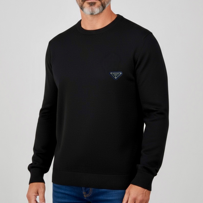 ΠΛΕΚΤΗ ΜΠΛΟΥΖΑ ΛΑΙΜΟΚΟΨΗ PRADA BLACK