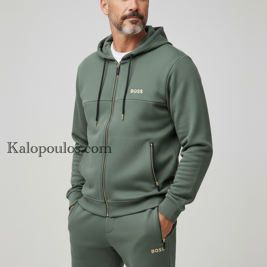 ΦΟΡΜΑ ΣΕΤ HUGO BOSS ΠΡΑΣΙΝΟ ΦΥΣΤΙΚΗ