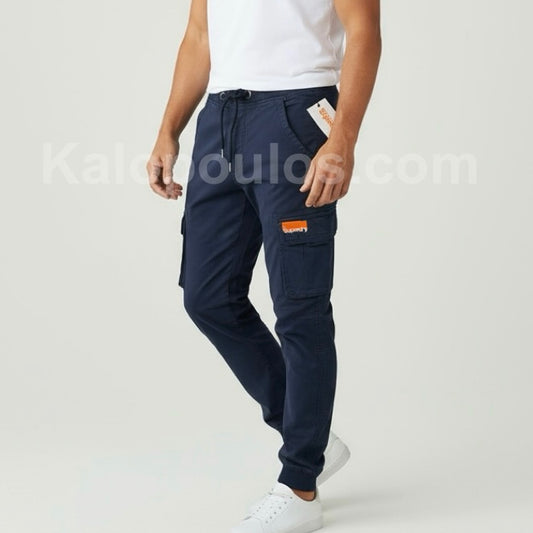 ΠΑΝΤΕΛΟΝΙ CARGO SUPERDRY ΜΠΛΕ ΣΚΟΥΡΟ