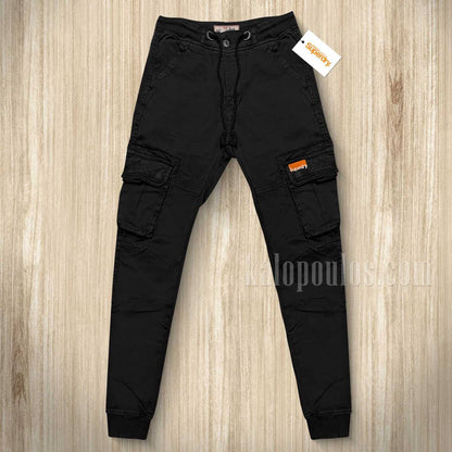 ΠΑΝΤΕΛΟΝΙ CARGO SUPERDRY ΜΑΥΡΟ