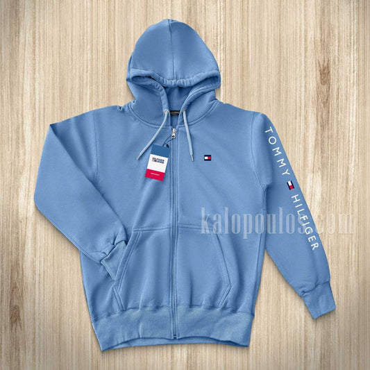 ΖΑΚΕΤΑ ΦΟΥΤΕΡ HOODIE TOMMY ΓΑΛΑΖΙΟ