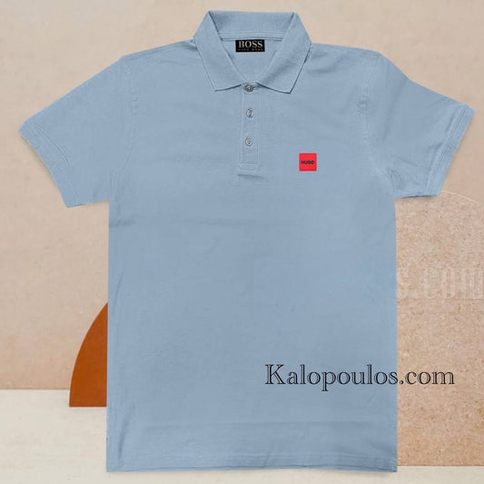 ΜΑΚΡΥΜΑΝΙΚΗ ΜΠΛΟΥΖΑ ΠΙΚΕ HUGO BOSS ΜΕ ΣΙΕΛ