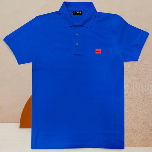 ΜΑΚΡΥΜΑΝΙΚΗ ΜΠΛΟΥΖΑ ΠΙΚΕ HUGO BOSS ΜΠΛΕ ΡΟΥΑ